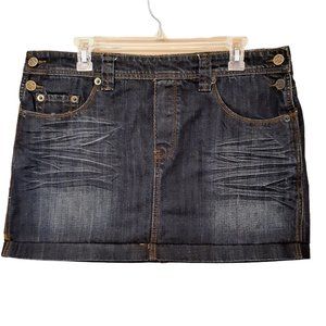 TIN HAUL Co Jean Skirt Women Distressed Size 30 Size M-L